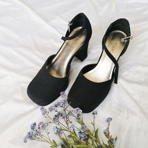 Black high heels